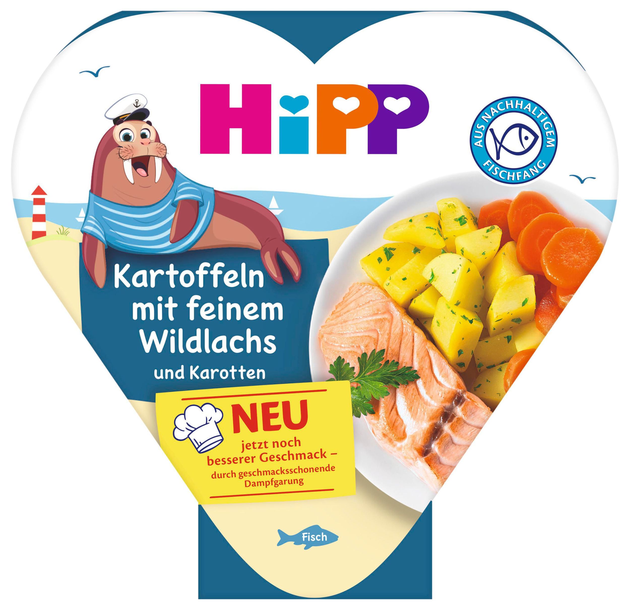 Zdravý svět - HiPP BIO Brambory se zeleninou a jemným lososem 250 g