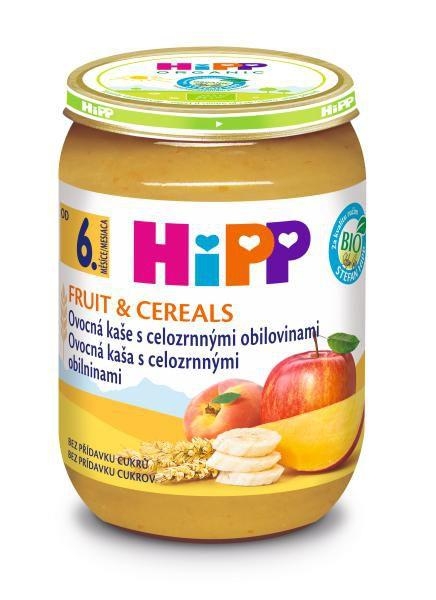 Svět dětí - HiPP BIO ovocná kaše s celozrnnými obilovinami 190 g