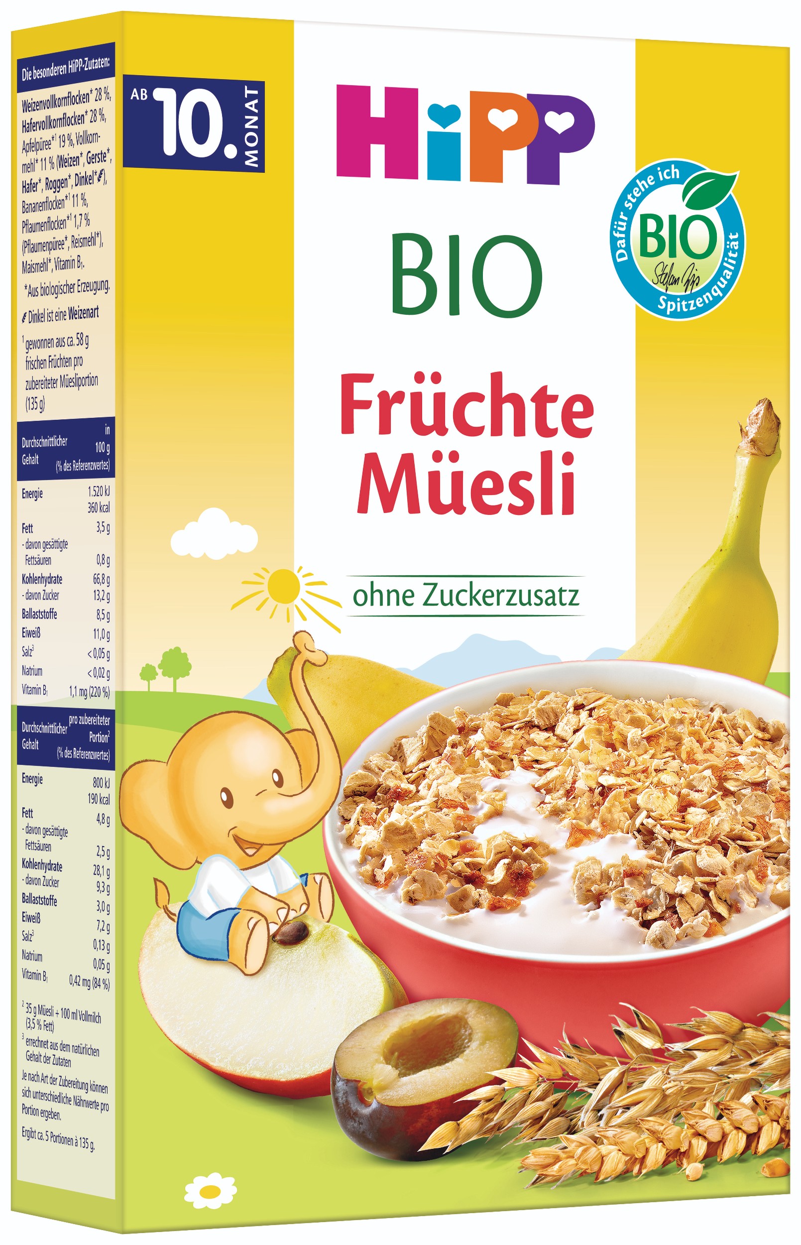Zdravý svět - HiPP BIO Ovocné müsli 200 g