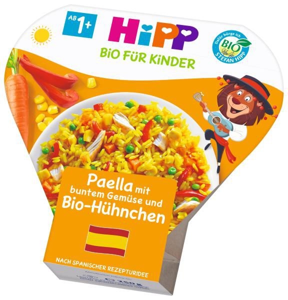 Svět dětí - Hipp BIO Paella se zeleninou a kuřecím masem 250 g