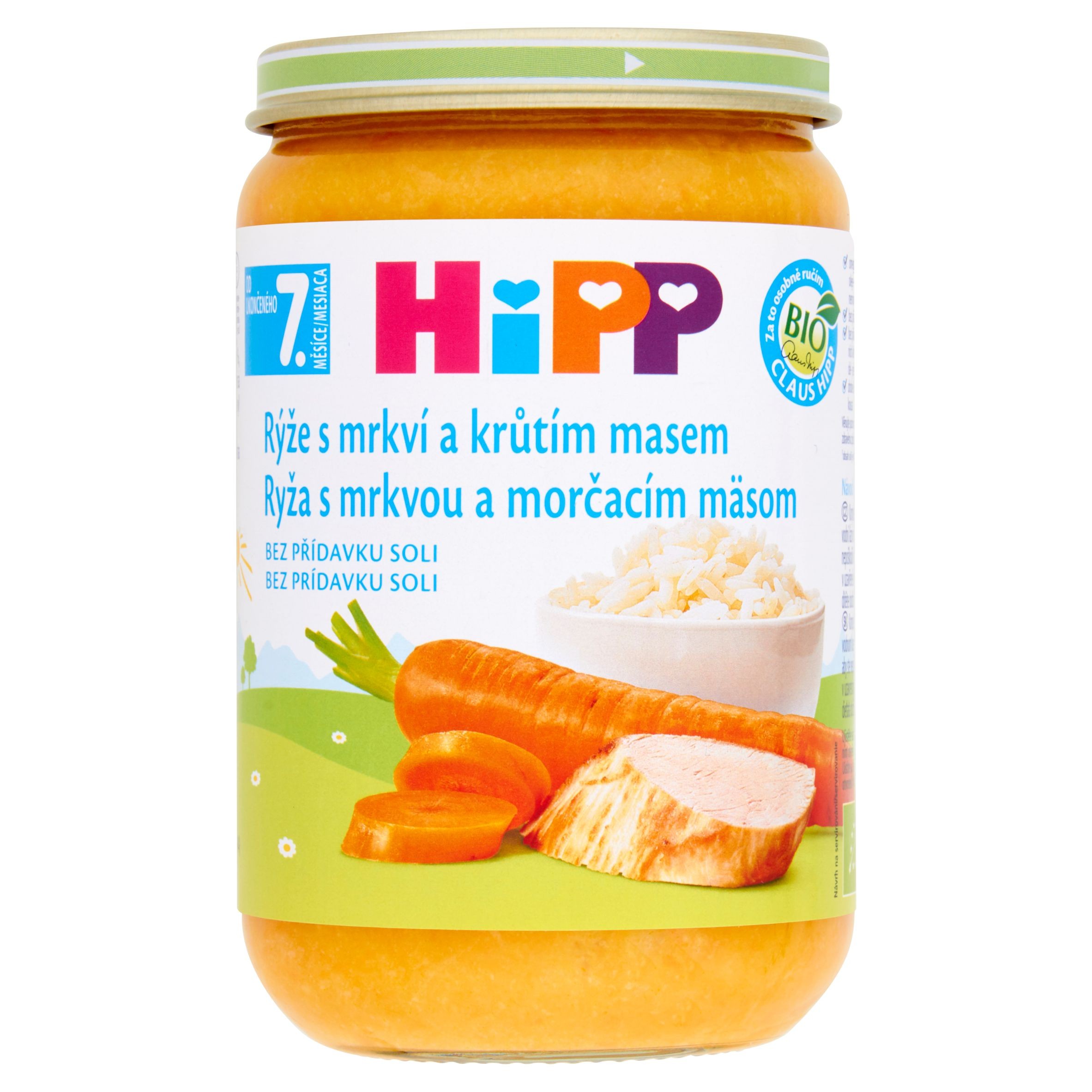 Svět dětí - HiPP BIO rýže s mrkví a krůtím masem 220 g