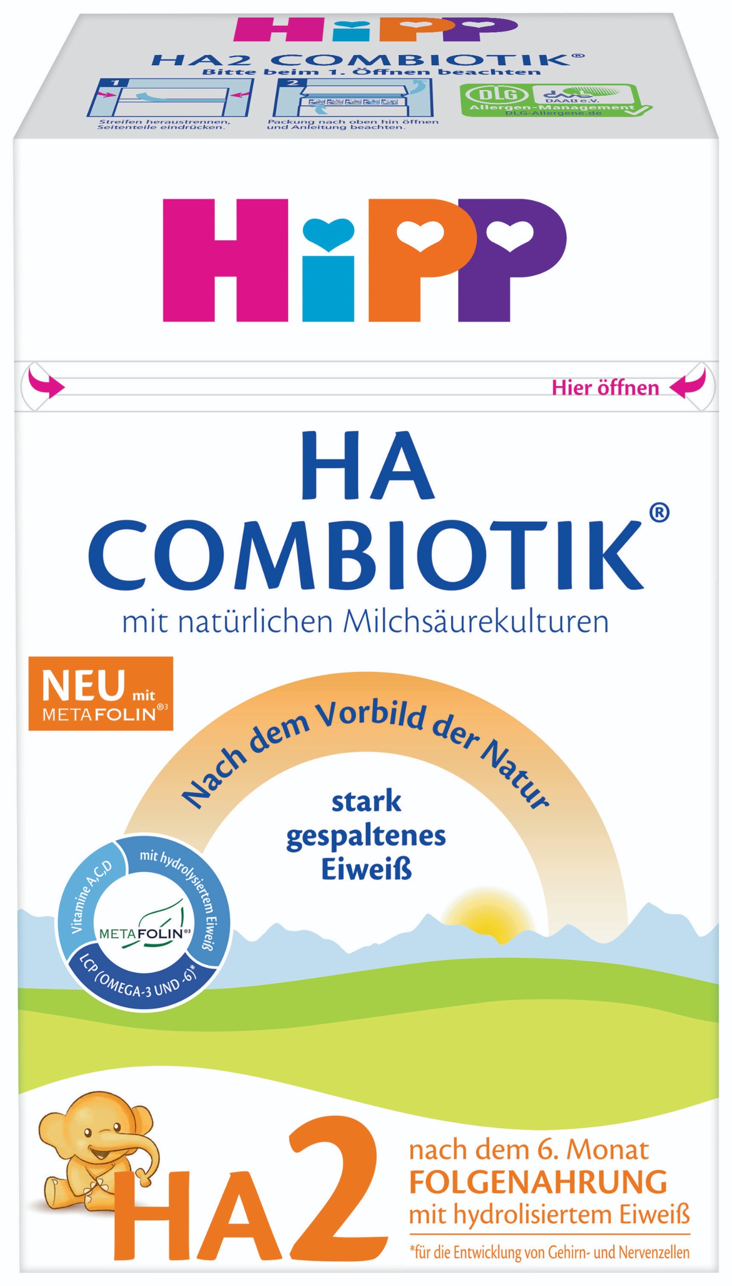 Svět dětí - HiPP HA 2 Combiotik Pokračovací mléčná kojenecká výživa 600 g