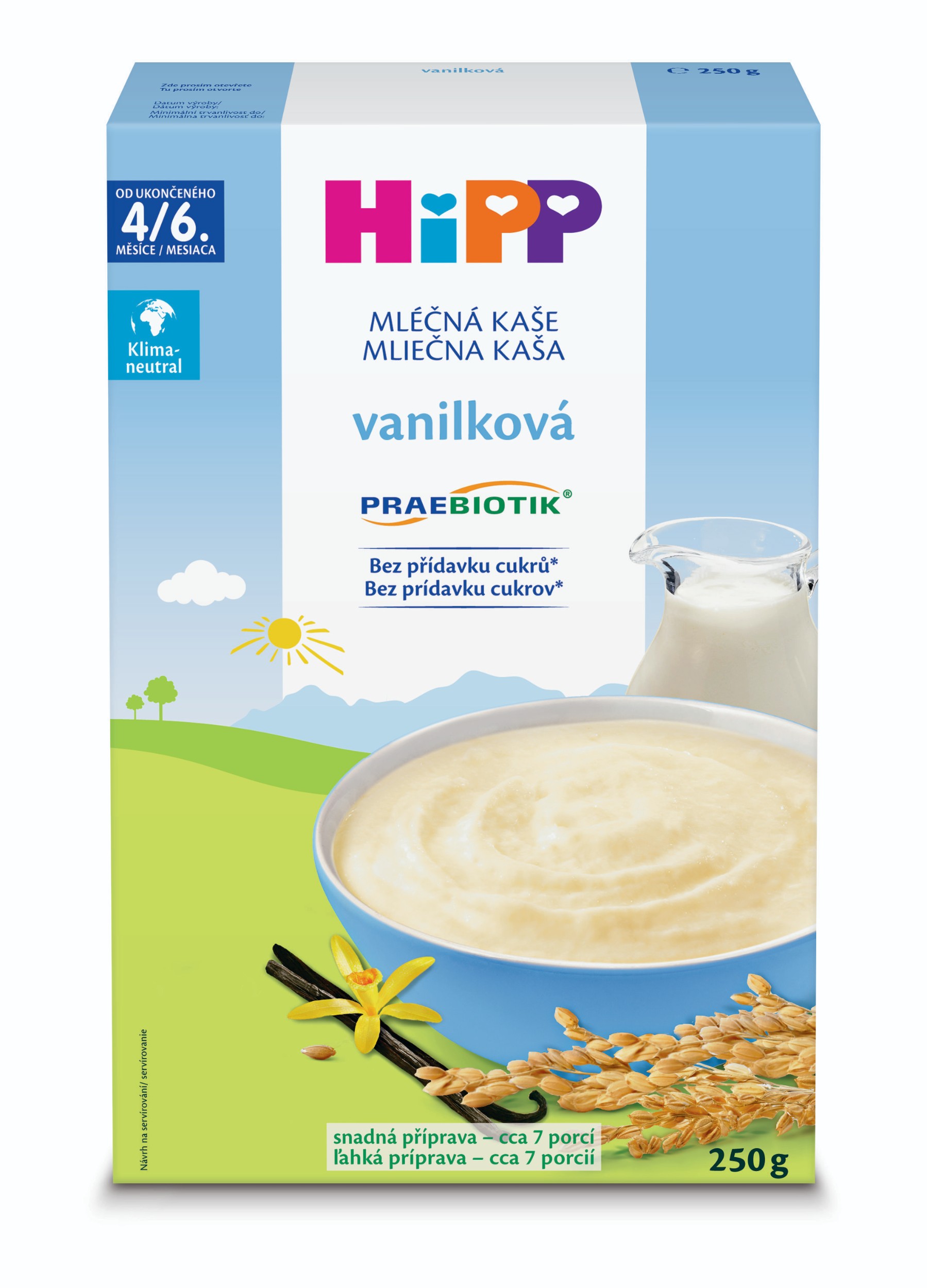 Svět dětí - HiPP Mléčná první kaše pro kojence 250g
