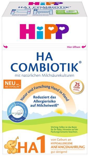 Svět dětí - HiPP Počáteční mléčná kojenecká výživa HA 1 Combiotik 600 g