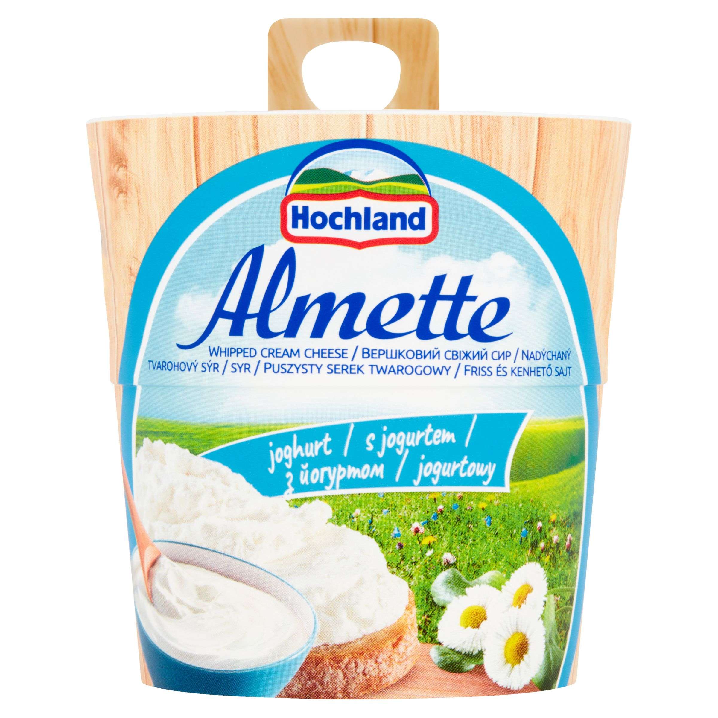Mléčné a chlazené - Hochland Almette Nadýchaný tvarohový sýr jogurtový 150 g