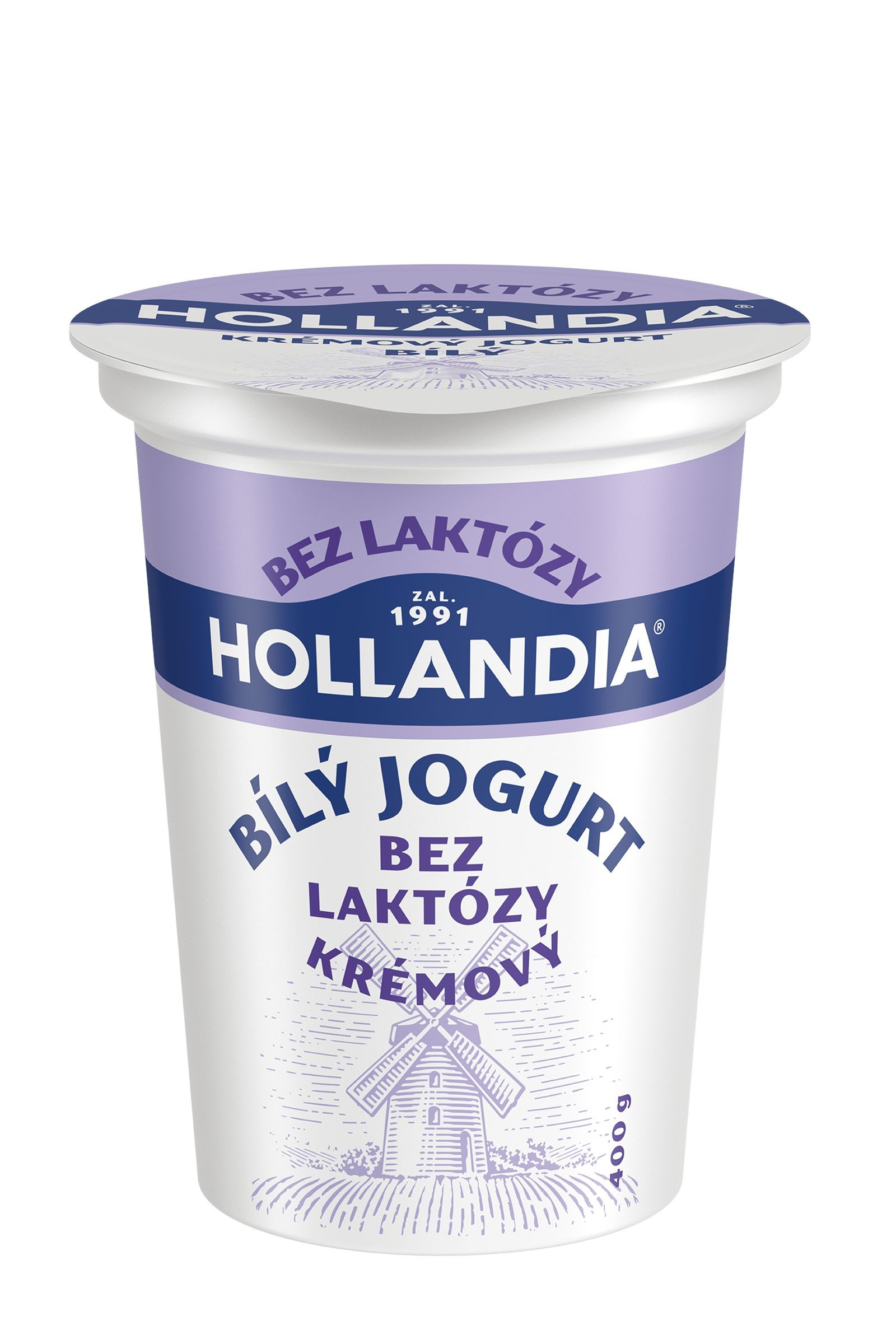 Zdravý svět - HOLLANDIA Jogurt bez laktózy bílý 400g