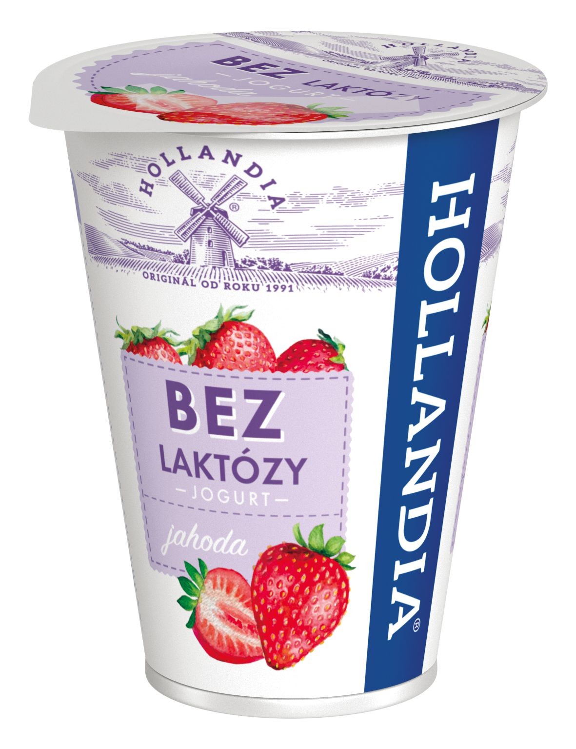 Hollandia Jogurt bez laktózy jahoda 180g-0