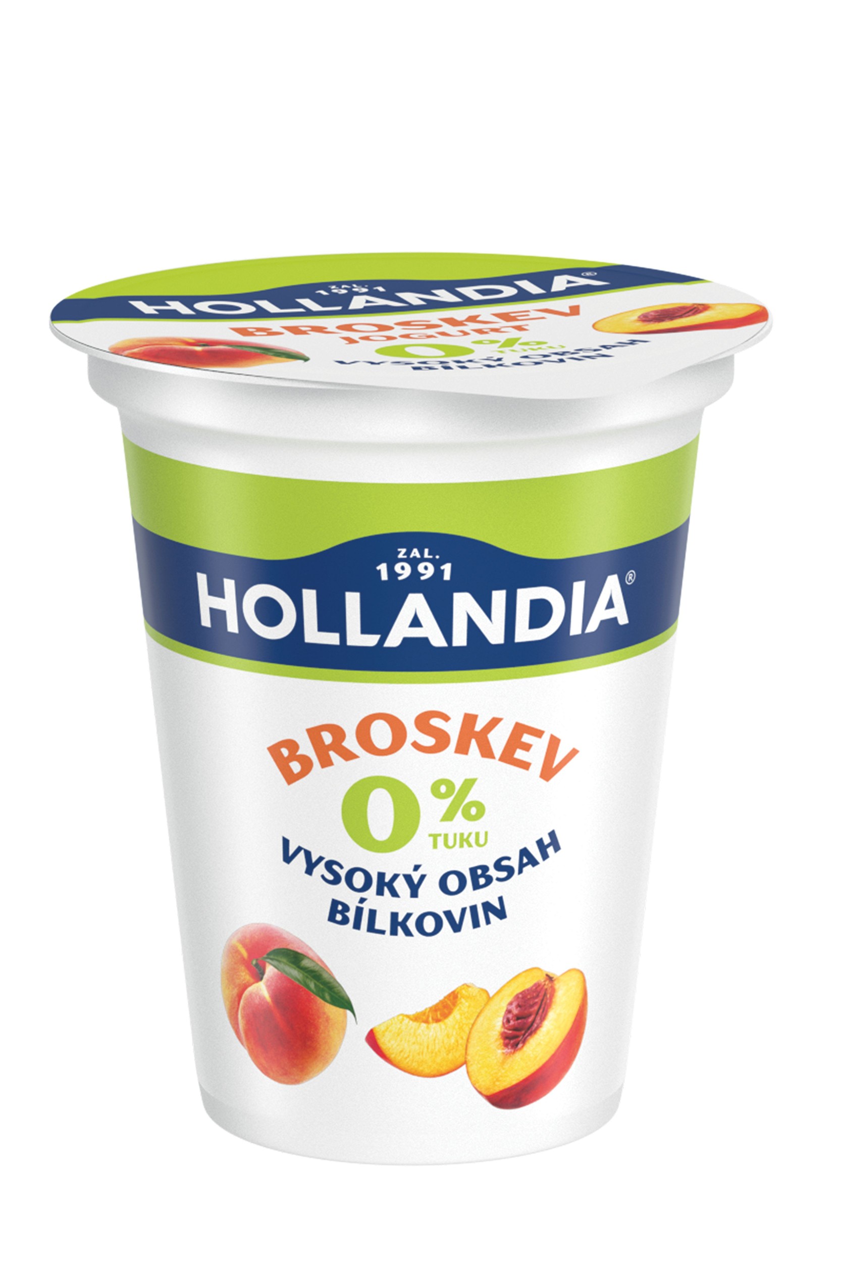 Mléčné a chlazené - Hollandia jogurt nízkotučný, broskev 150g