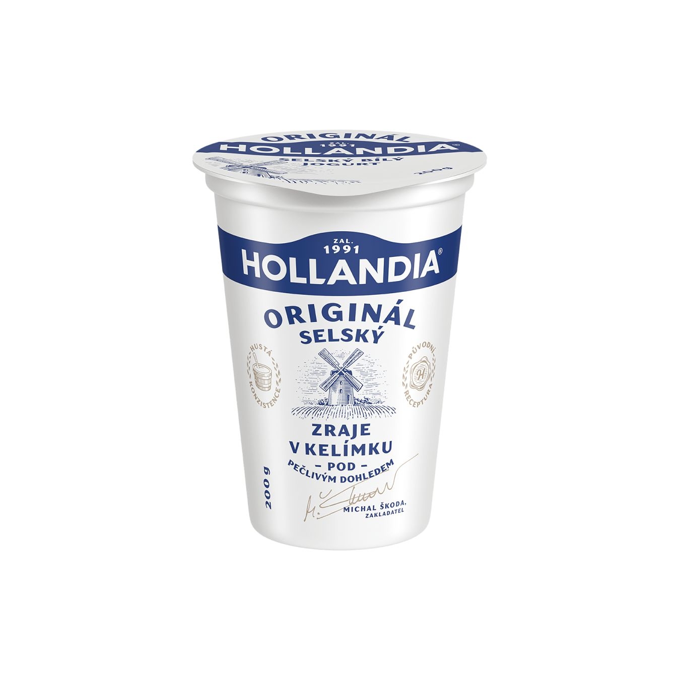Mléčné a chlazené - Hollandia Jogurt Selský bílý 200g