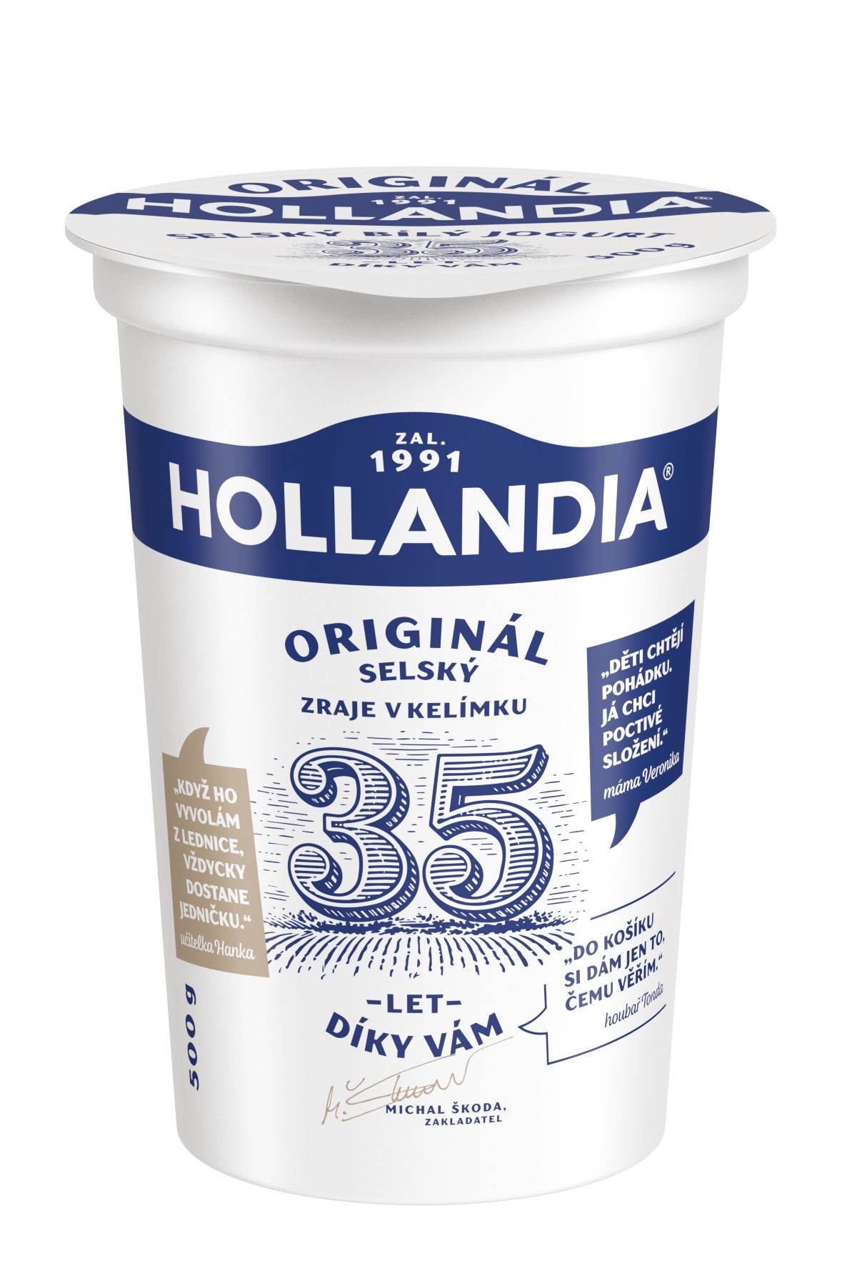 TOP produkty - Hollandia Jogurt Selský bílý 500g