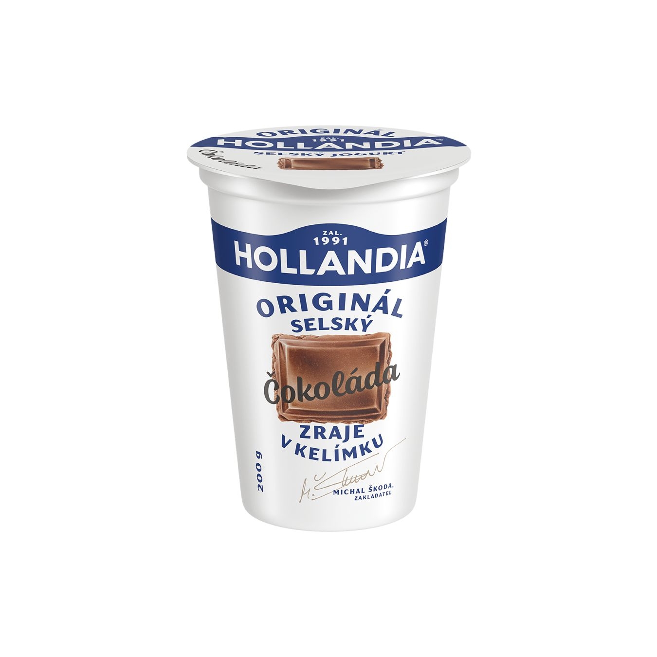 Mléčné a chlazené - Hollandia Jogurt Selský čokoláda 200g
