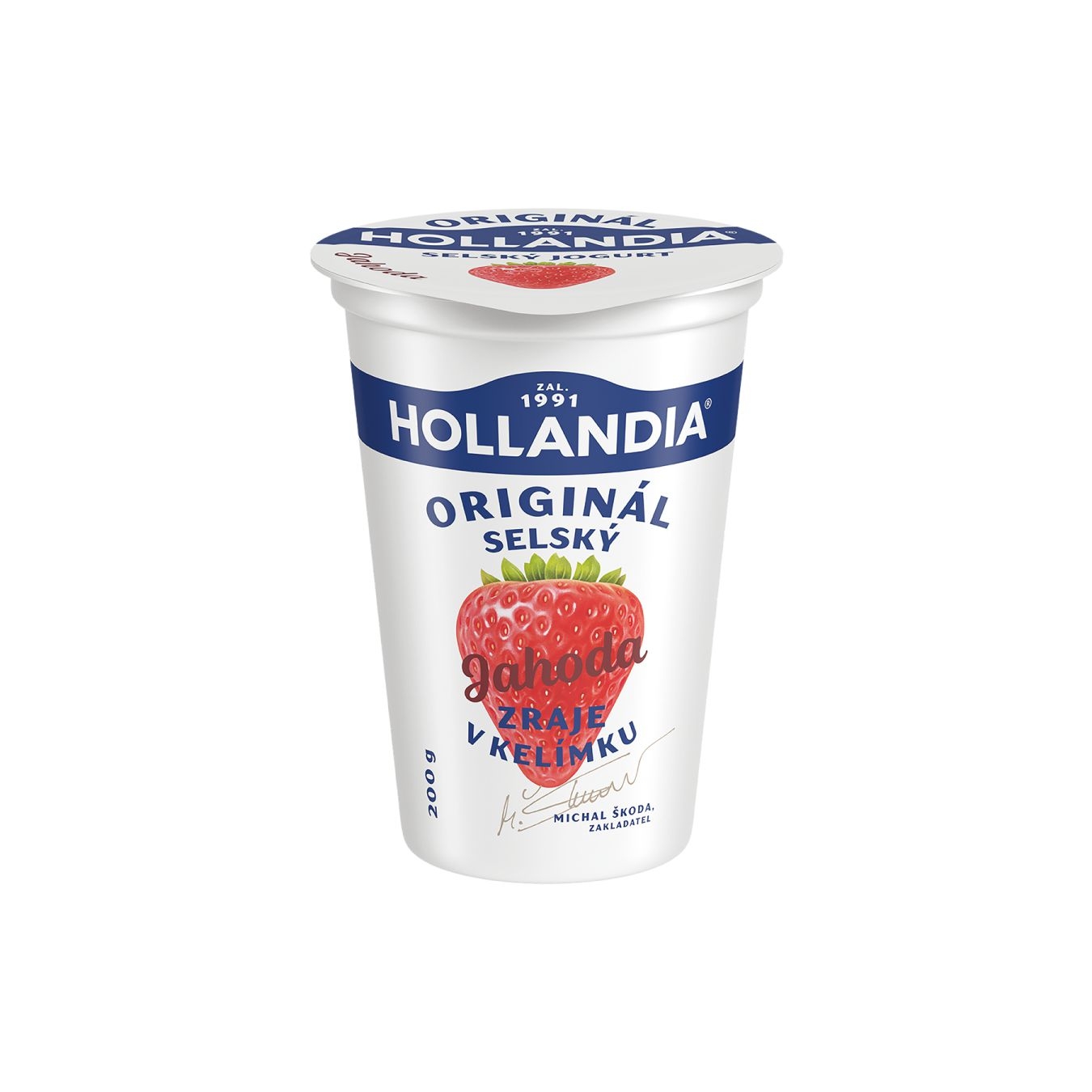 Mléčné a chlazené - Hollandia Jogurt Selský jahoda 200g