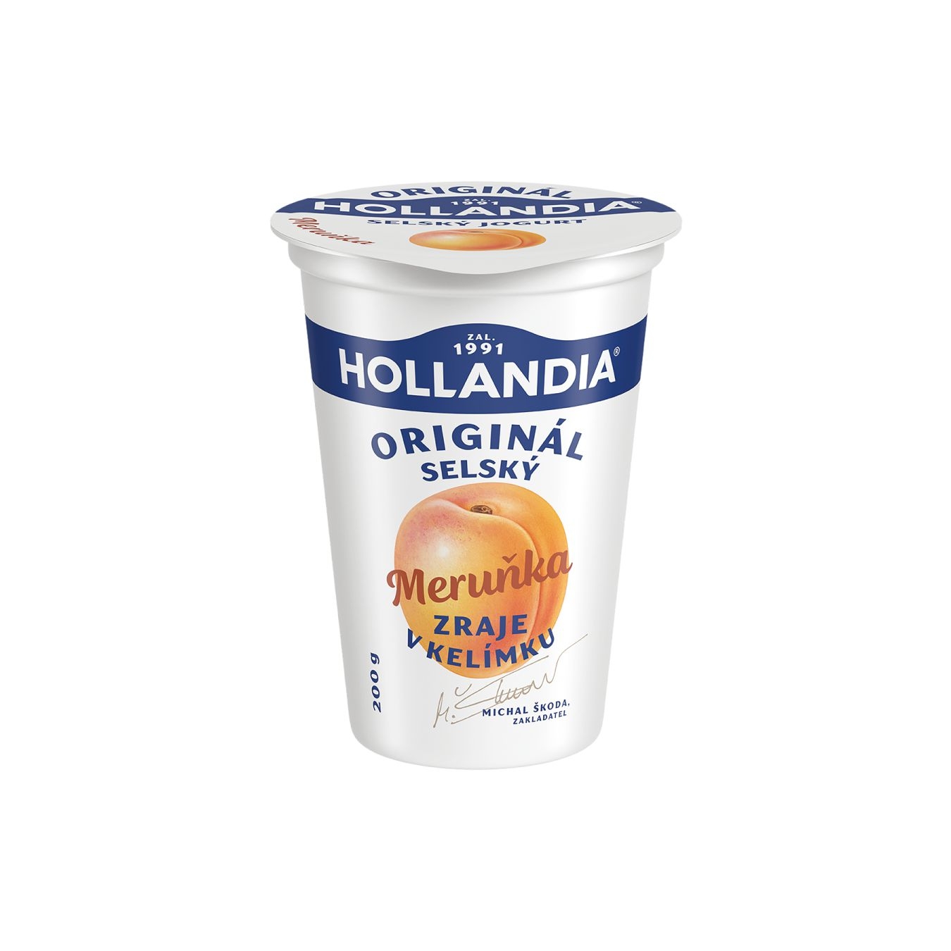 Mléčné a chlazené - Hollandia Jogurt Selský meruňka 200g