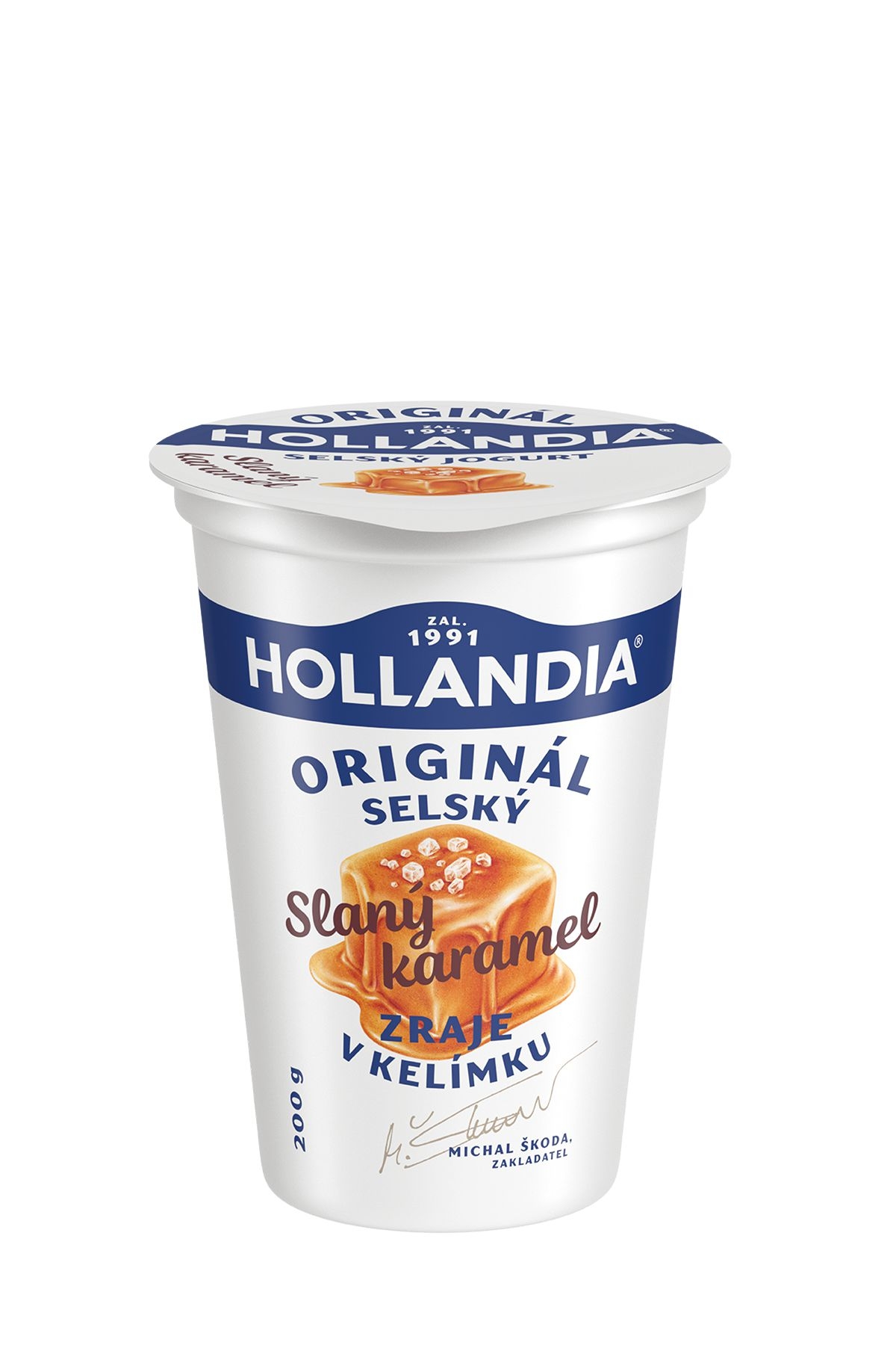 Mléčné a chlazené - Hollandia jogurt slaný karamel 200g