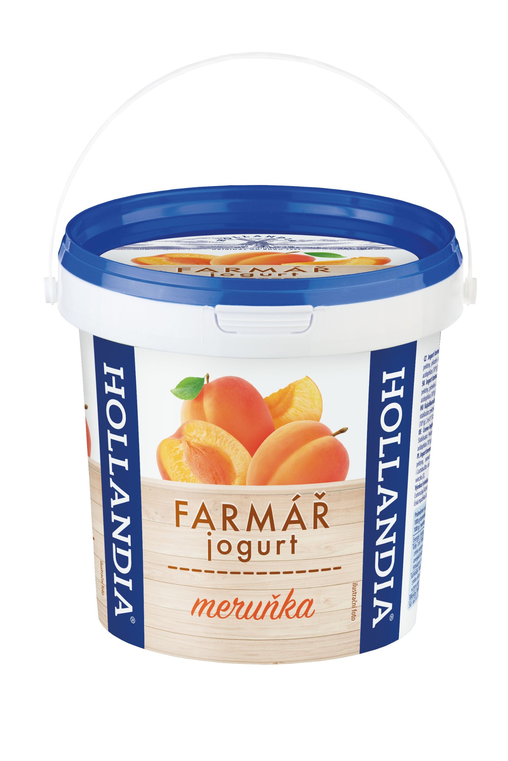 Mléčné a chlazené - Hollandia Krémový jogurt Farmář meruňka 1kg