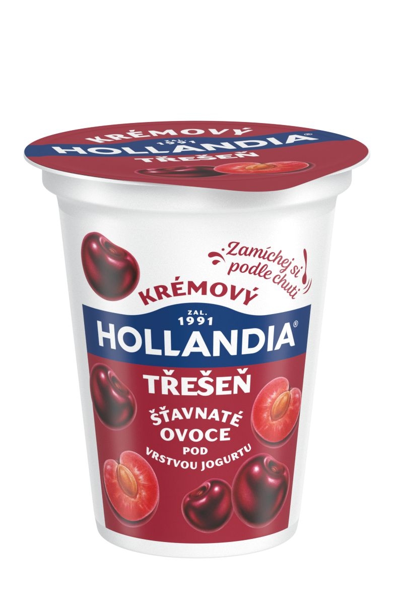 Mléčné a chlazené - Hollandia krémový jogurt třešeň 150g