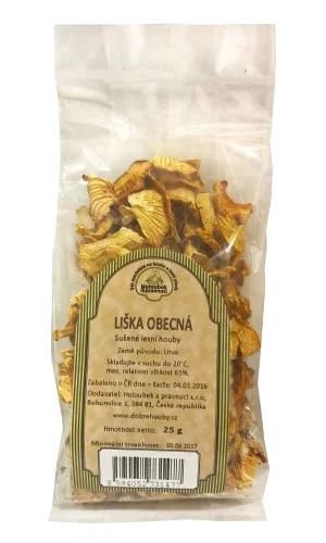 Ovoce a zelenina - Holoubek Liška obecná sušená 25 g