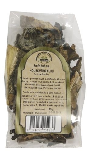 Ovoce a zelenina - Holoubek Směs sušených hub ,houbový Kuba, 35 g