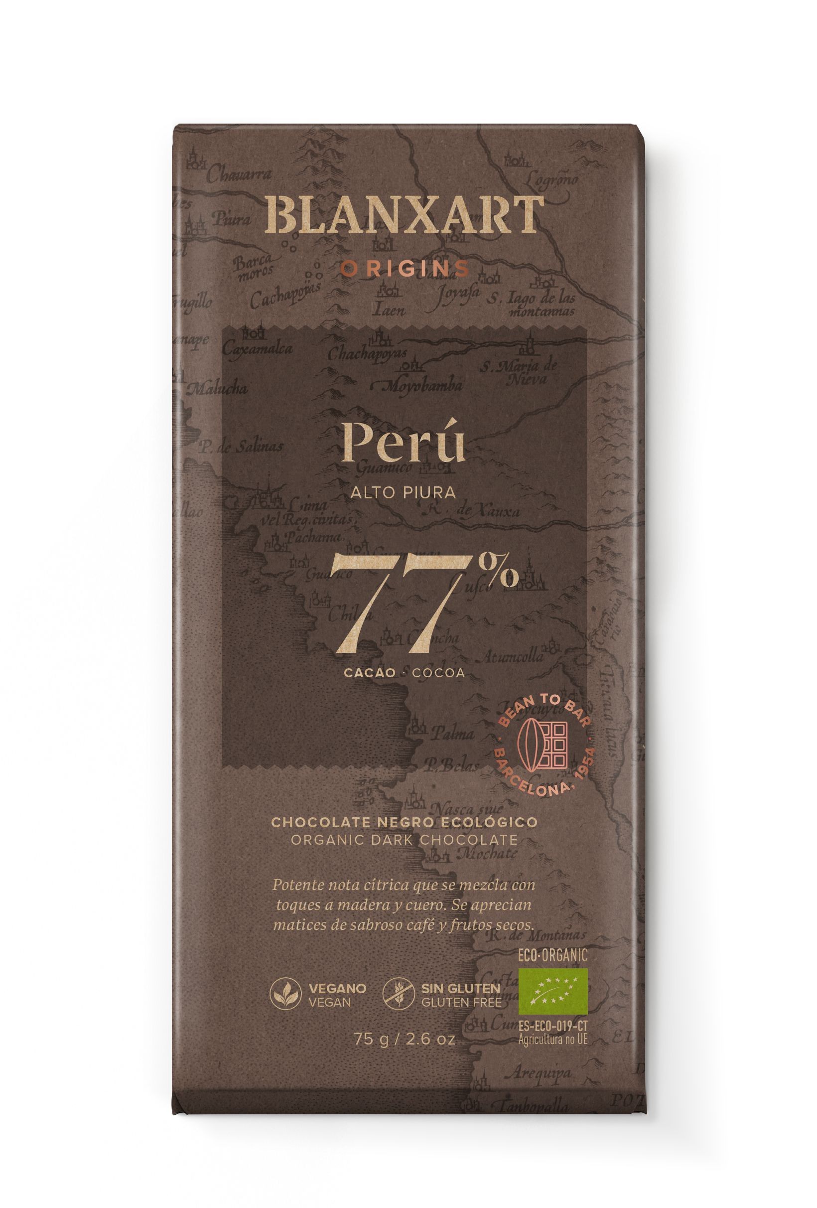 Trvanlivé potraviny - Hořká 77% čokoláda 75g