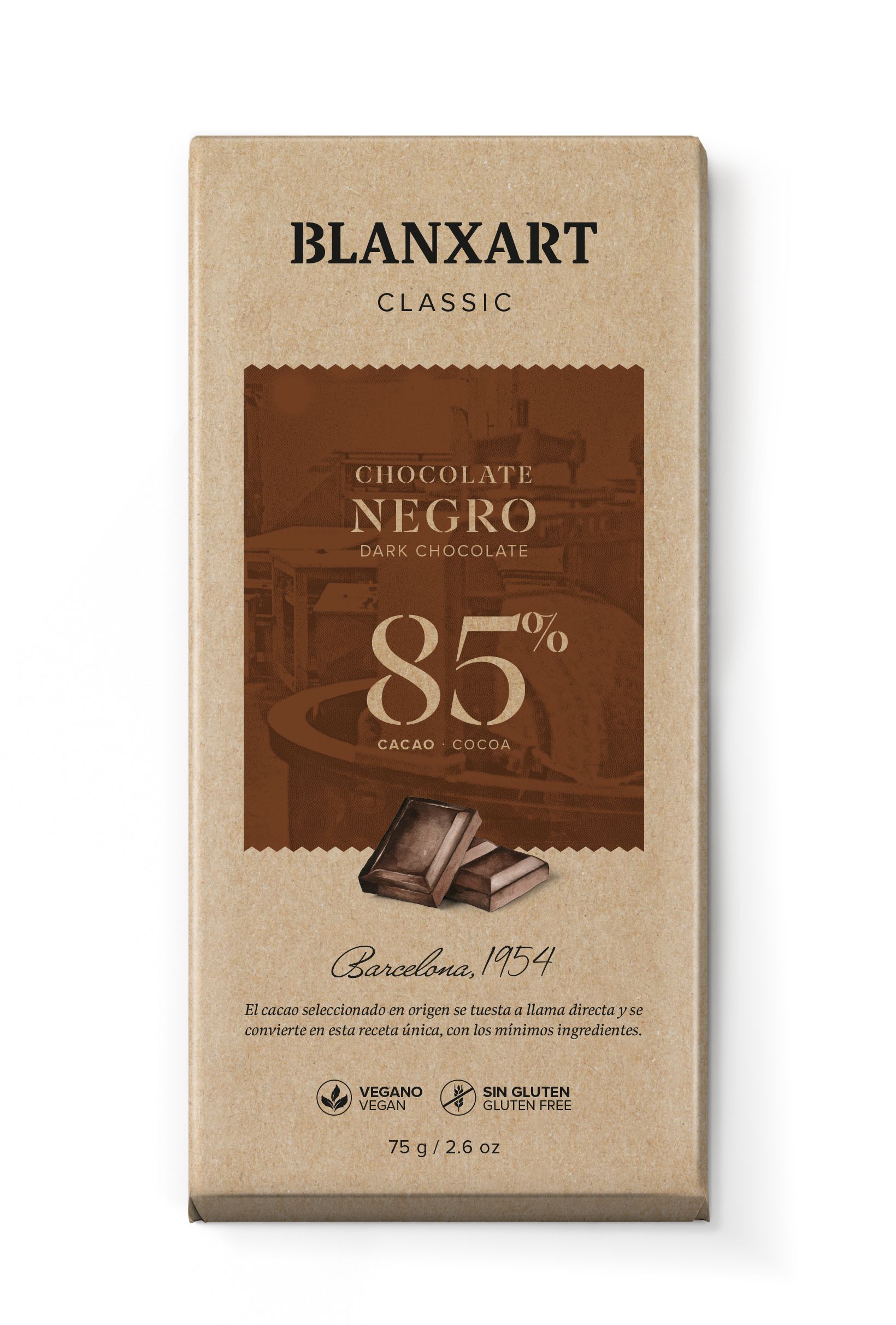 Trvanlivé potraviny - Hořká 85% čokoláda 75g