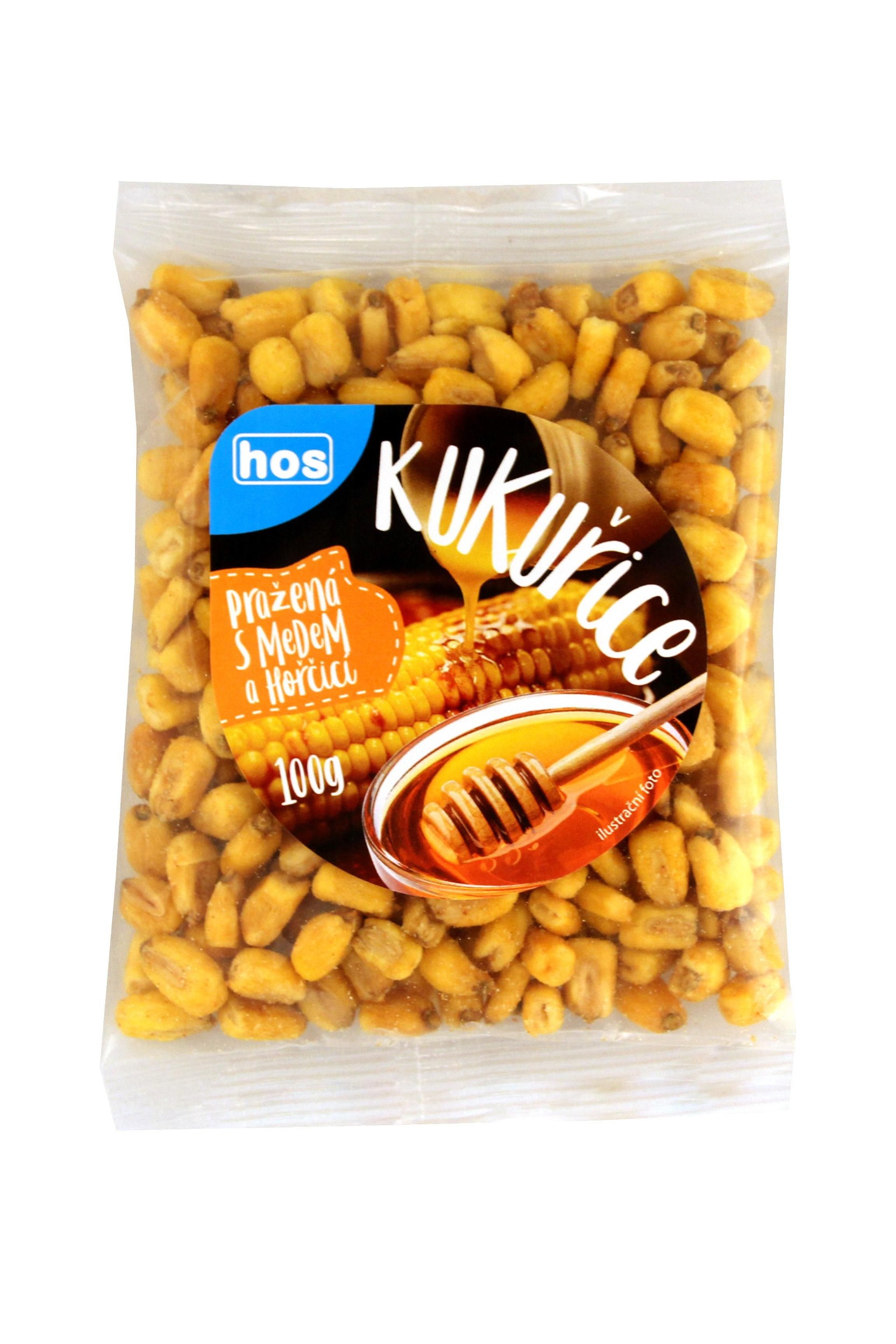 Trvanlivé potraviny - Hos Kukuřice pražená Med a hořčice 100g