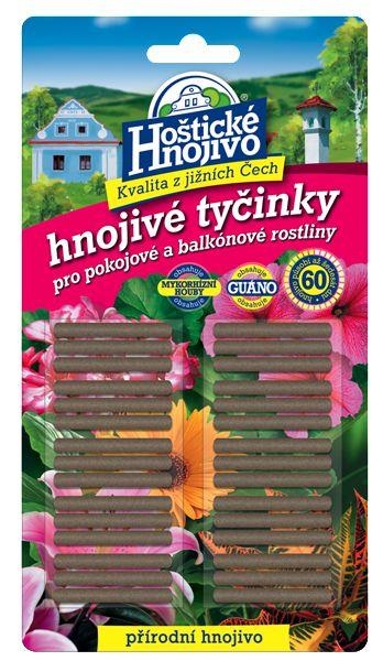 Domácnost a Zahrada - Hoštické hnojivé tyčinky pro balkónové a pokojové rostliny 30 ks