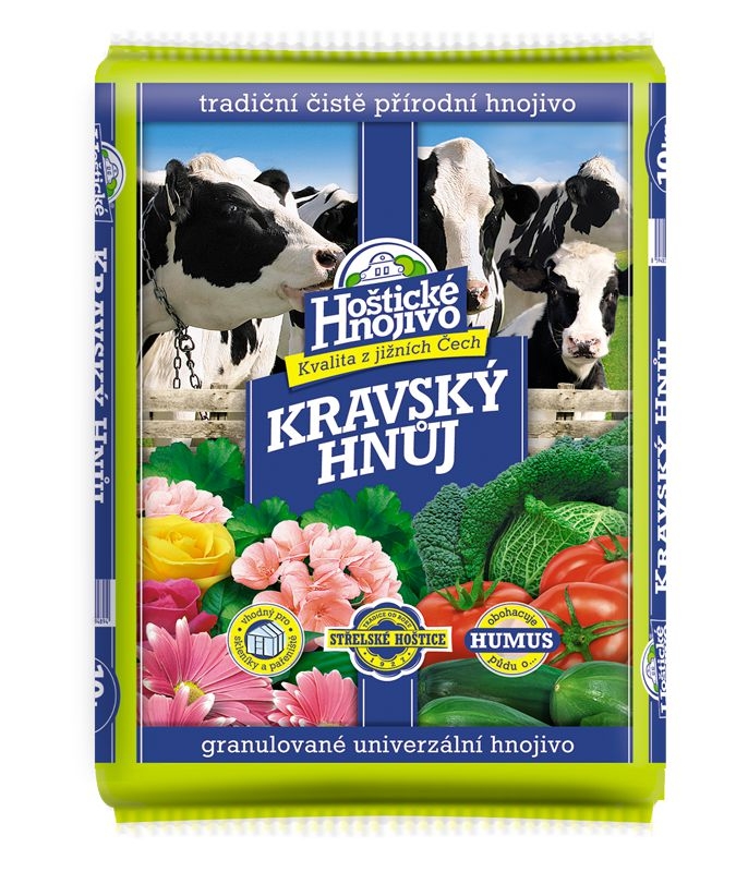 Domácnost a Zahrada - Hoštické hnojivo Kravský hnůj 10 kg