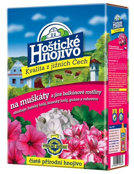 Domácnost a Zahrada - Hoštické hnojivo na muškáty 1 kg