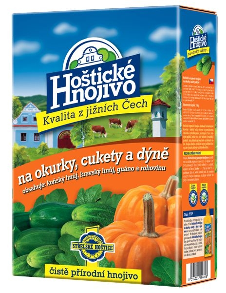 Domácnost a Zahrada - Hoštické hnojivo na okurky, cukety a dýně 1 kg