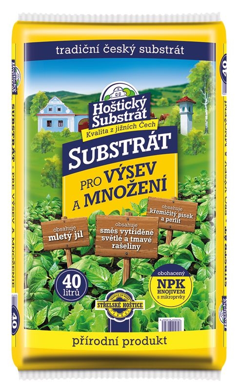 Domácnost a Zahrada - Hoštický substrát Substrát pro výsev a množení 40 l