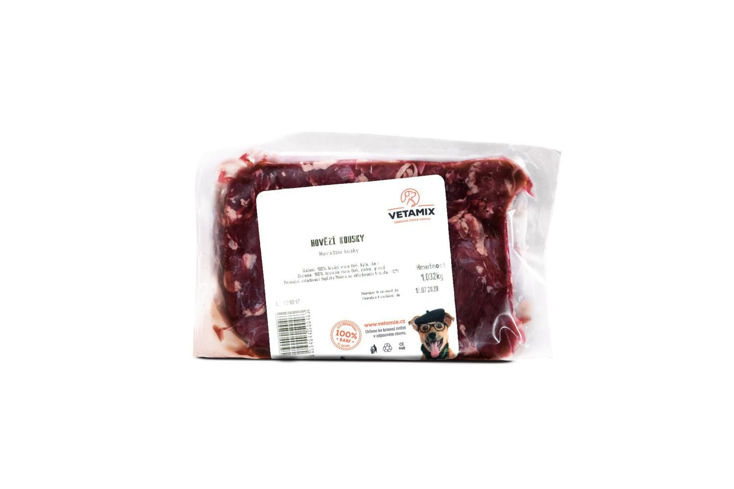 Svět zvířat - Hovězí kousky 1kg