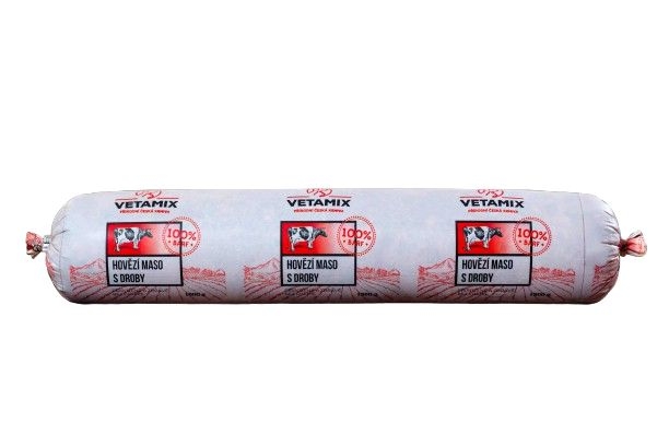 Svět zvířat - Hovězí maso s droby 1kg