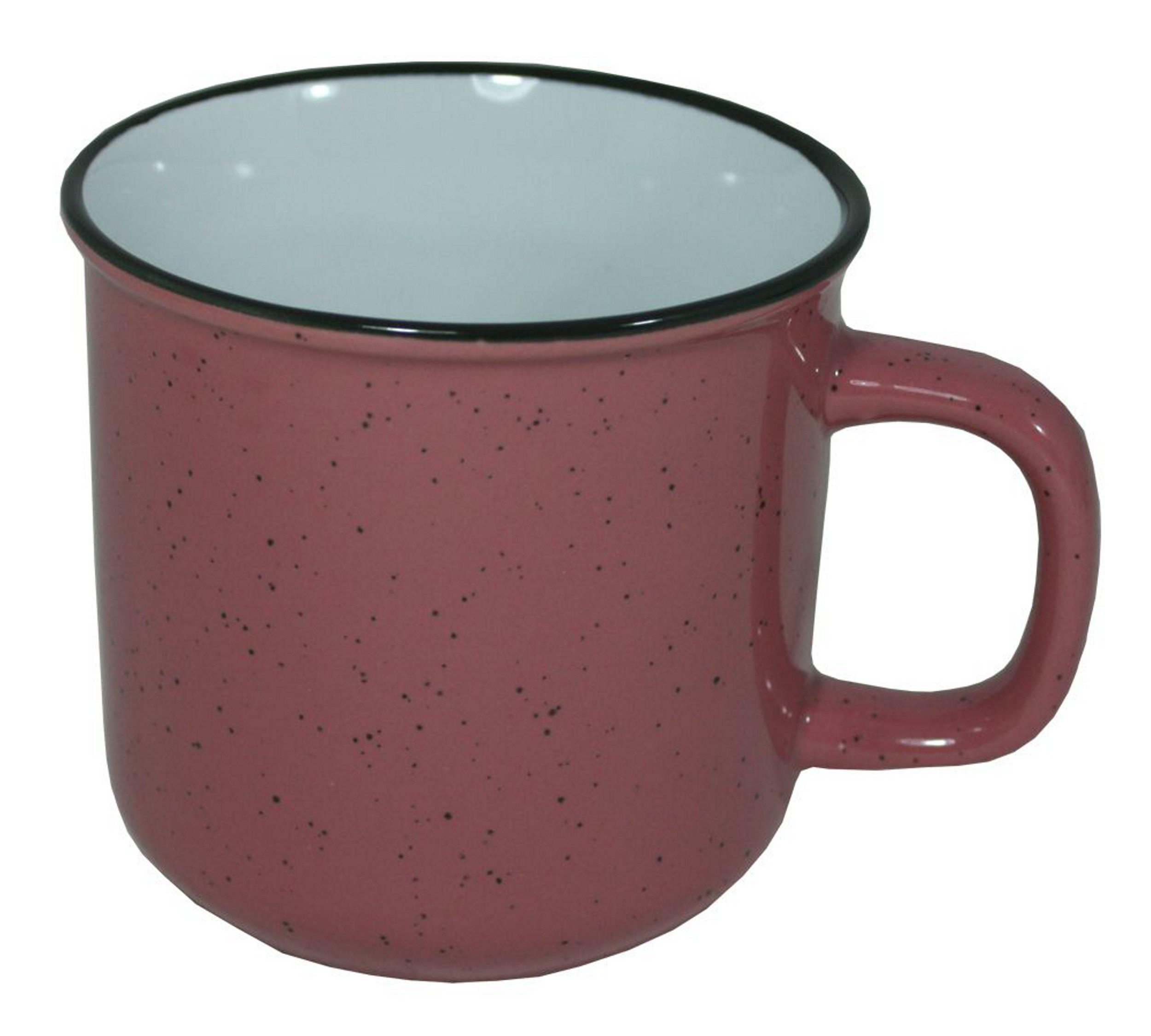 Hrnek keramický růžový 450ml-0
