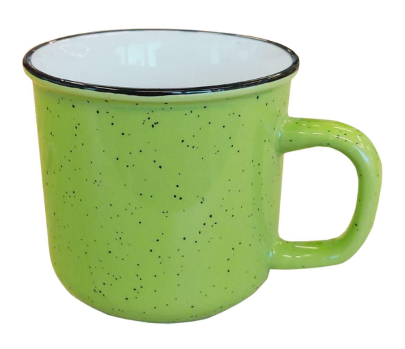 Domácnost a Zahrada - Hrnek keramický světle zelený 450ml