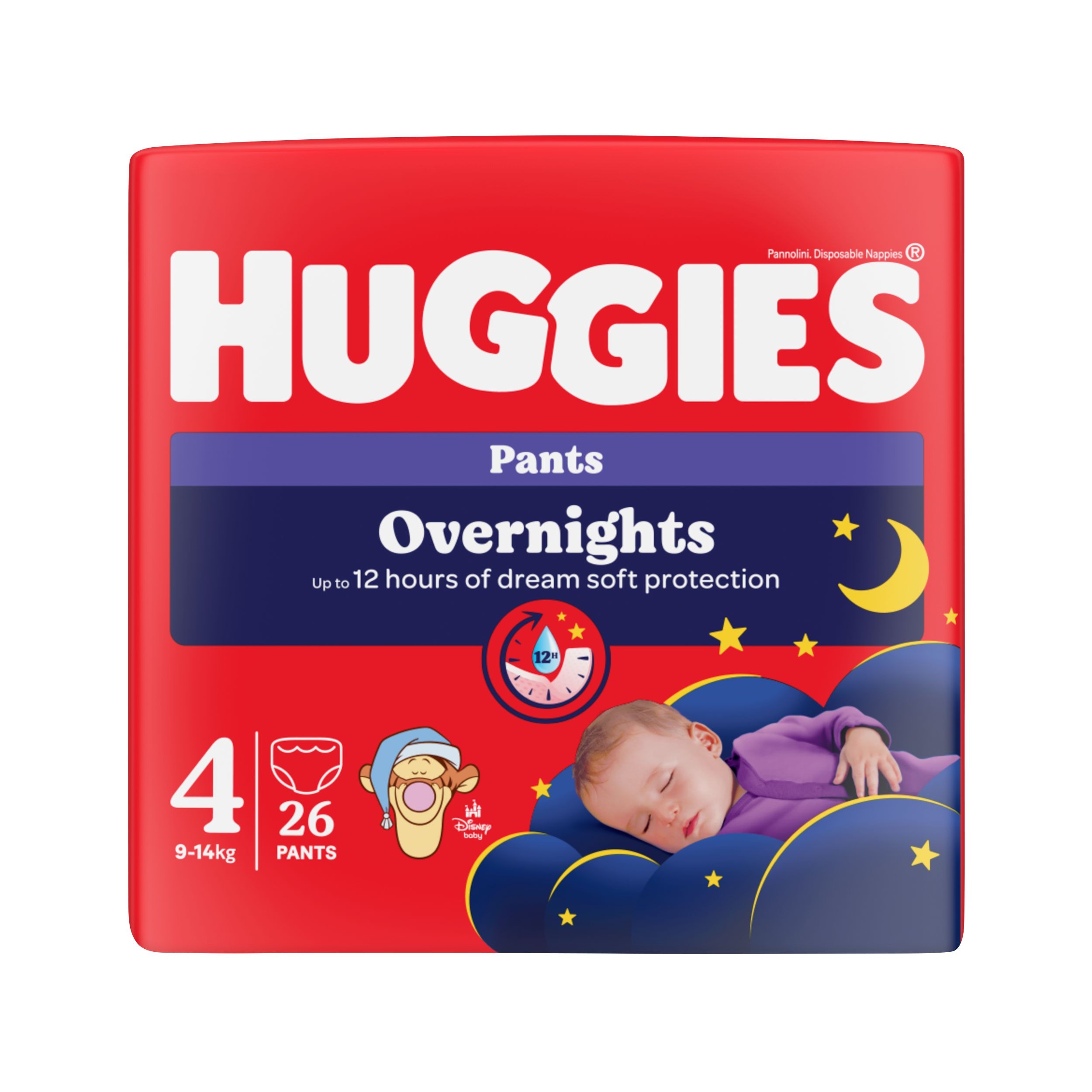 Svět dětí - HUGGIES® Overnights Pants vel. 4, 26 ks