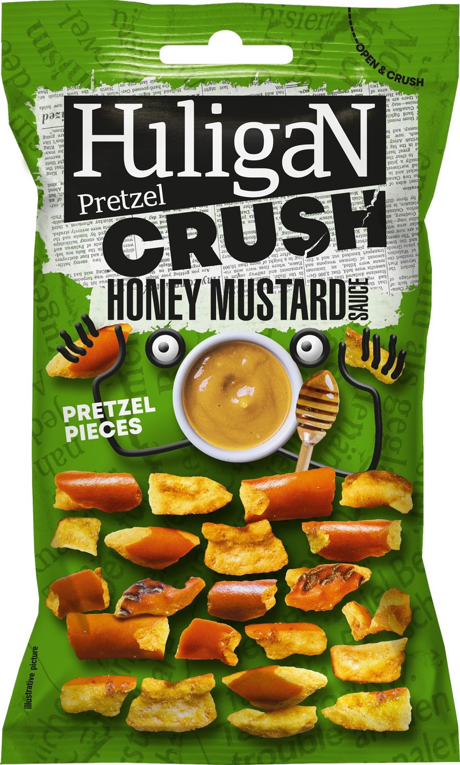 Trvanlivé potraviny - Huligan Honey mustard sauce 65 g