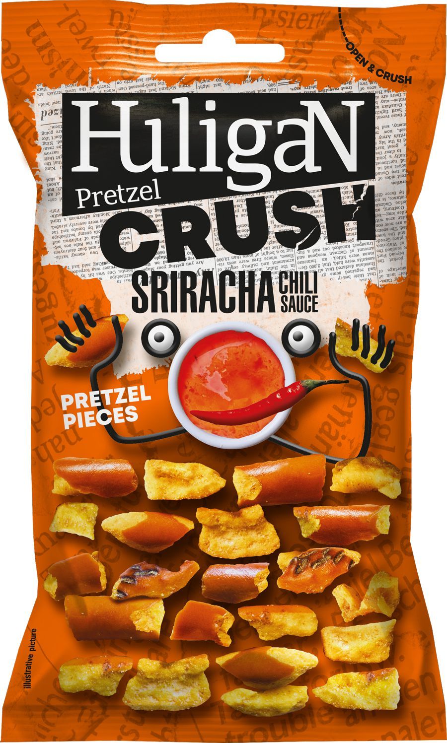Trvanlivé potraviny - Huligan Sriracha Chilli Sauce 65 g
