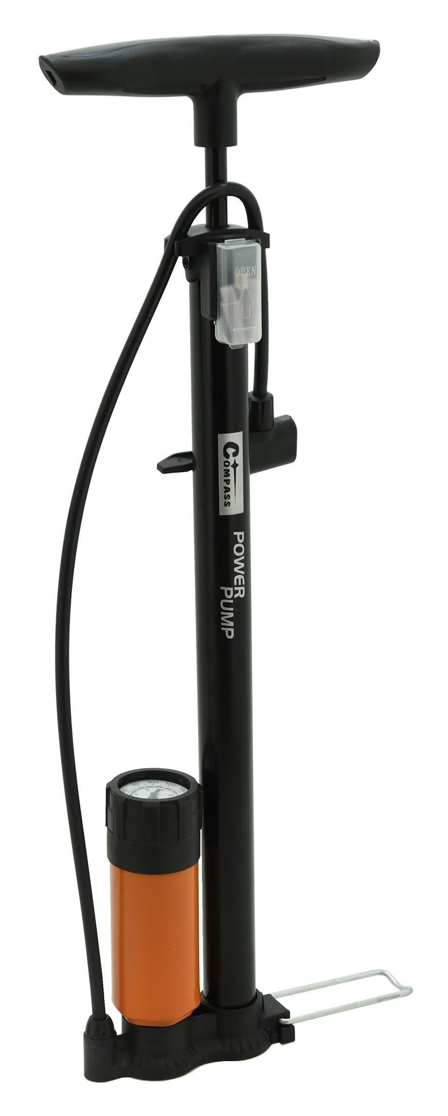 Auto-moto - Hustilka ruční 590 x 32mm POWER PUMP s manometrem