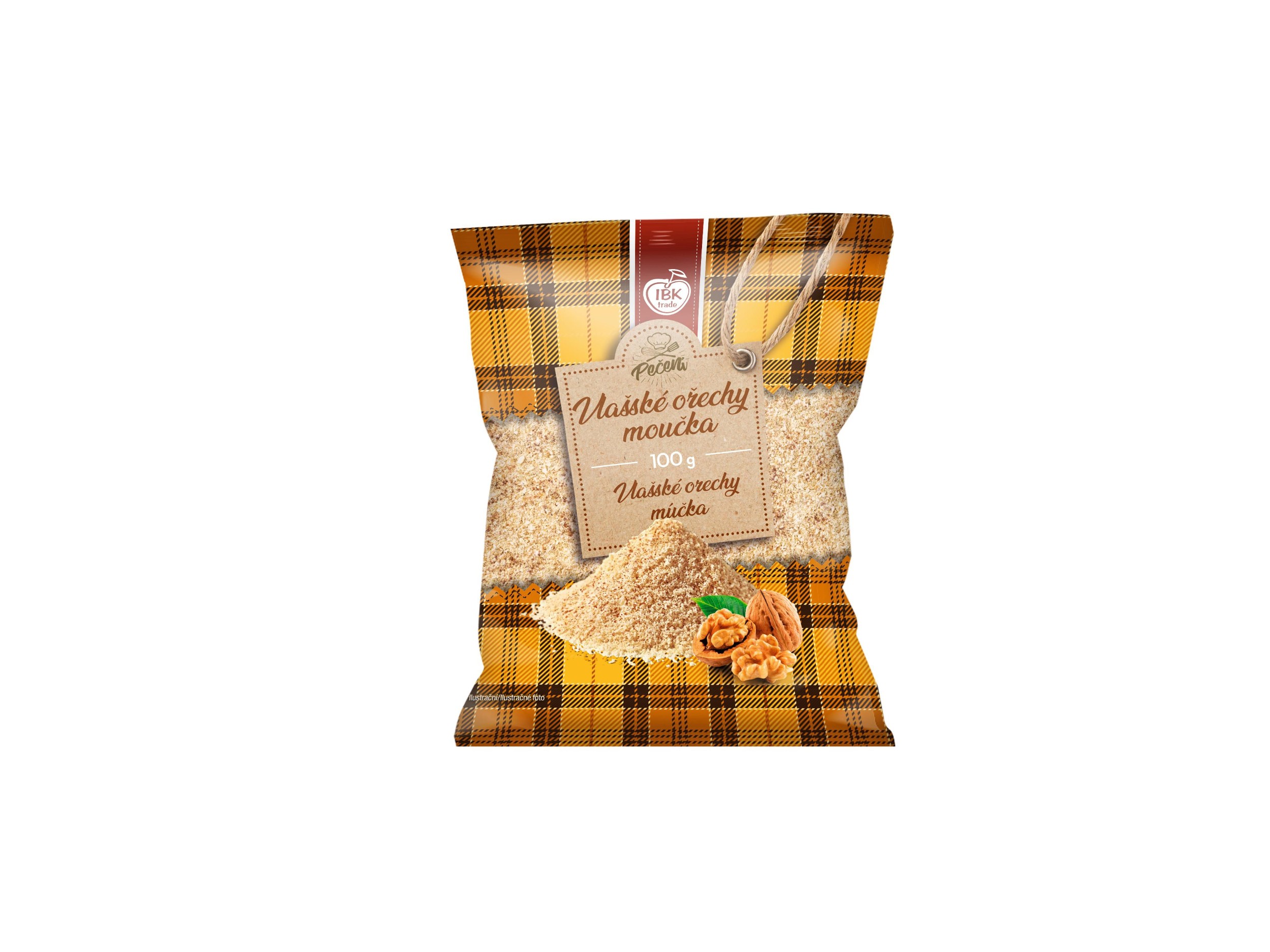 Trvanlivé potraviny - IBK trade Vlašské ořechy mleté moučka 100g