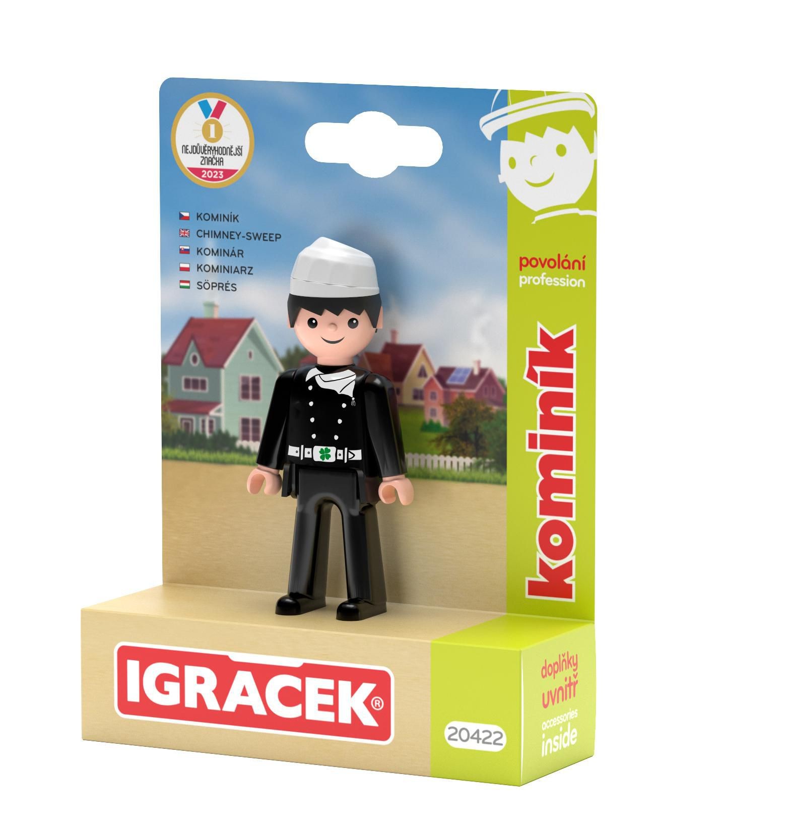 Svět dětí - Igráček Kominík - figurka s příslušenstvím