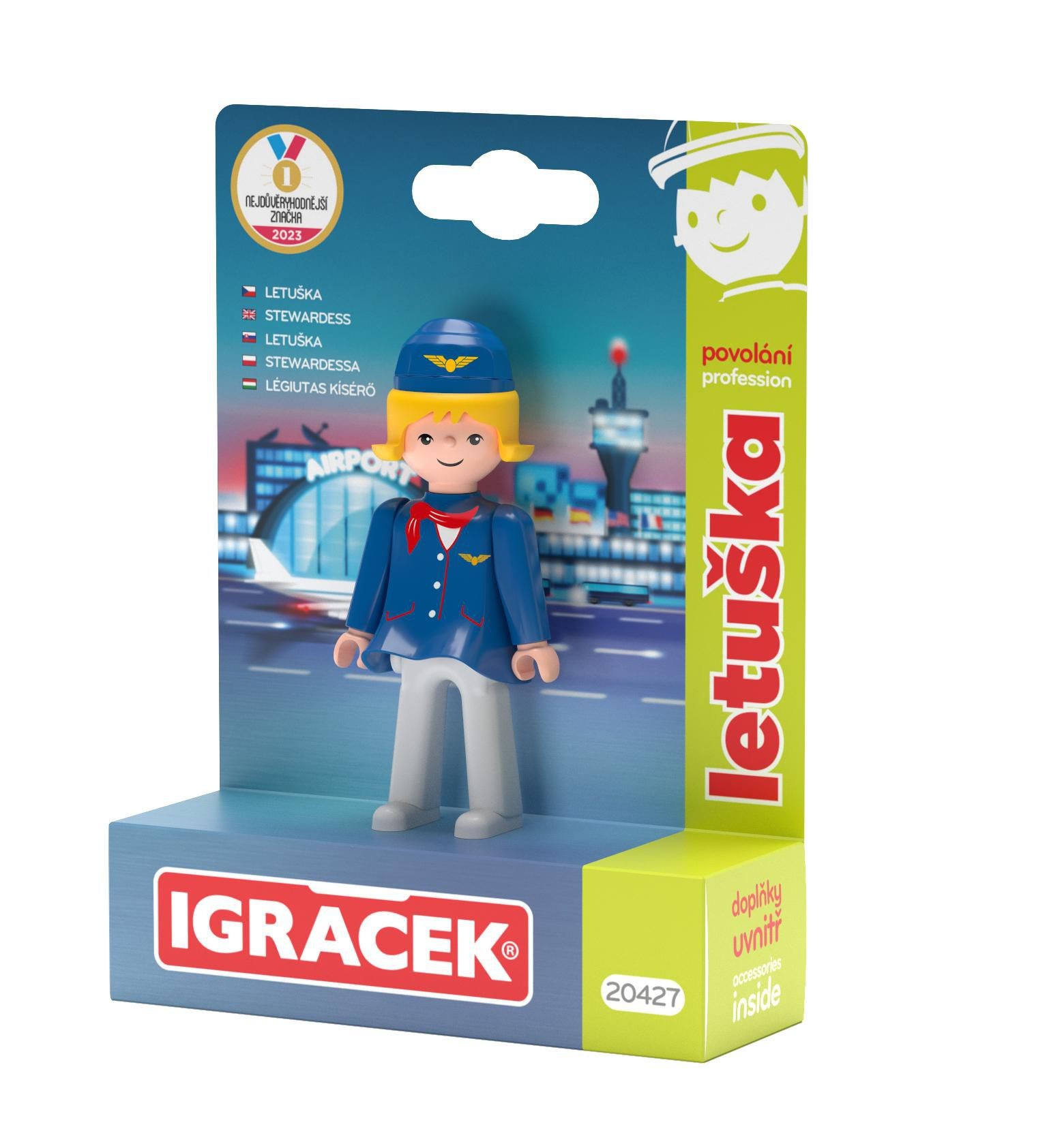 Svět dětí - Igráček Letuška - figurka s příslušenstvím