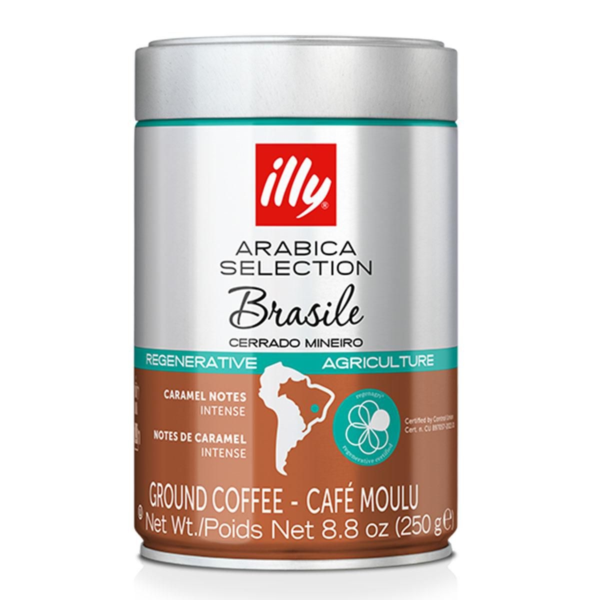 Nápoje - illy Brazil Cerrado Mineiro 250g mlatá káva