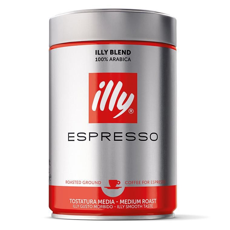 Nápoje - illy Pražená mletá káva 250 g