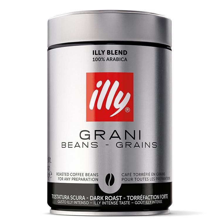 Nápoje - illy Zrnková káva dark v dóze 250 g