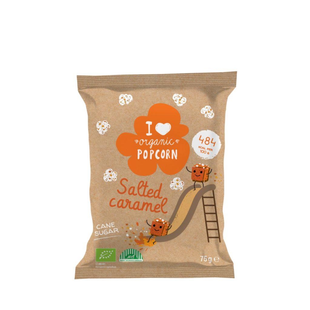 Zdravý svět - ILOP Vypukaný popcorn slaný karamel, 75g