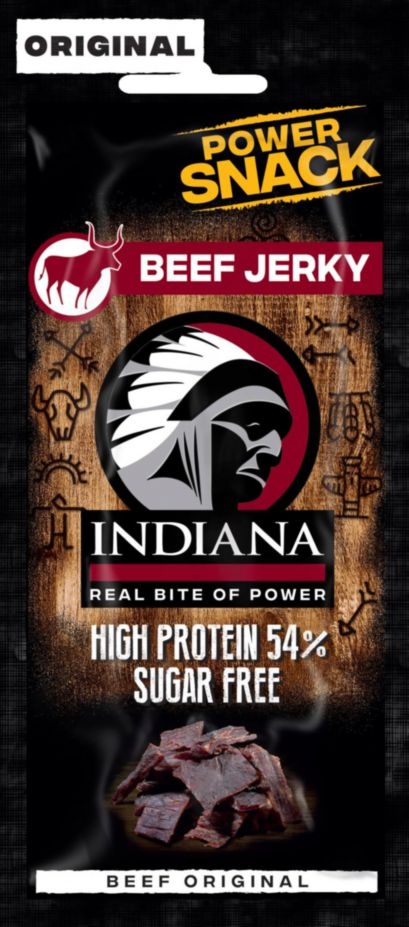 Trvanlivé potraviny - Indiana Jerky Beef Power Snack 12g