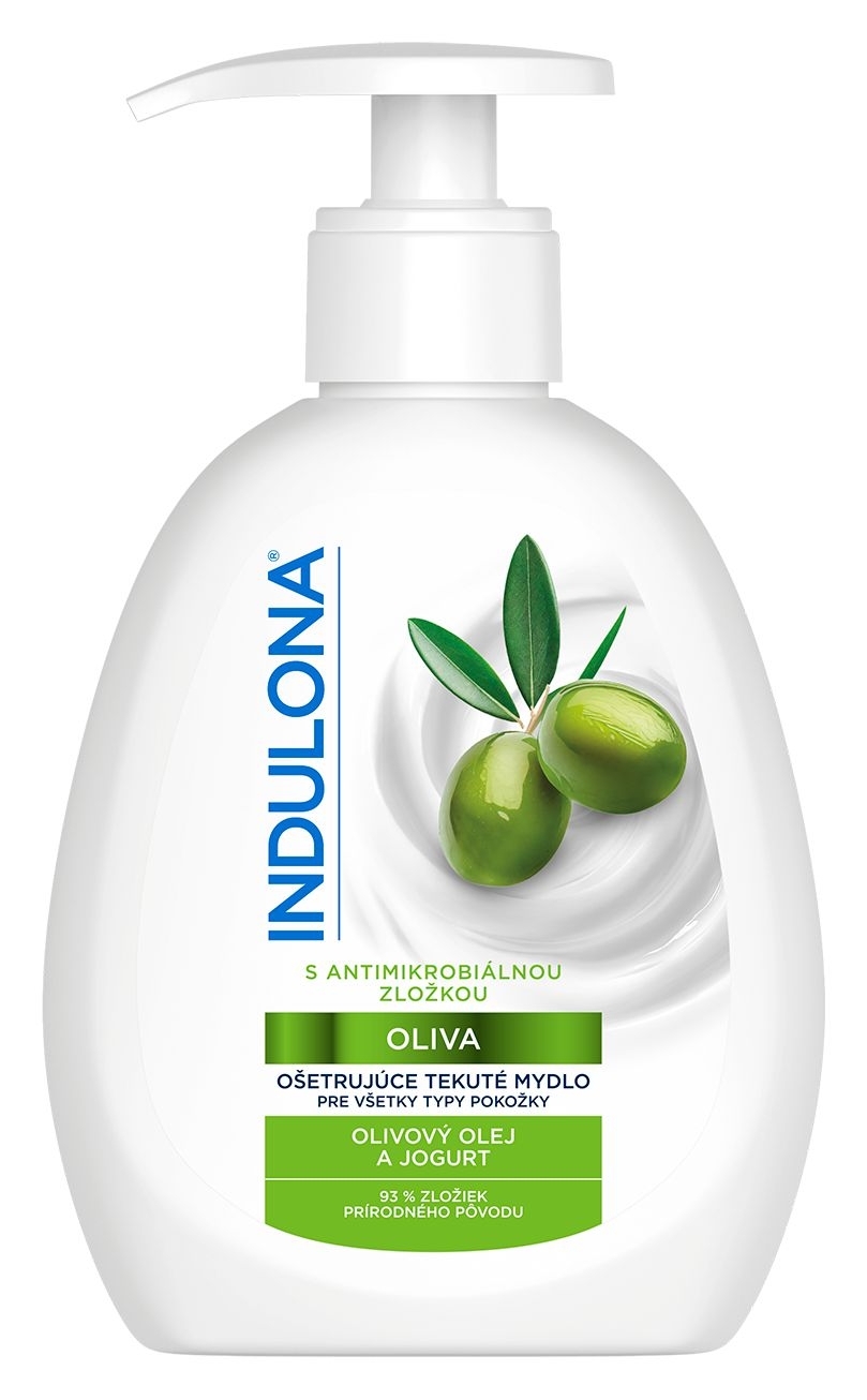 Drogerie a kosmetika - Indulona tekuté mýdlo na ruce Oliva 250ml
