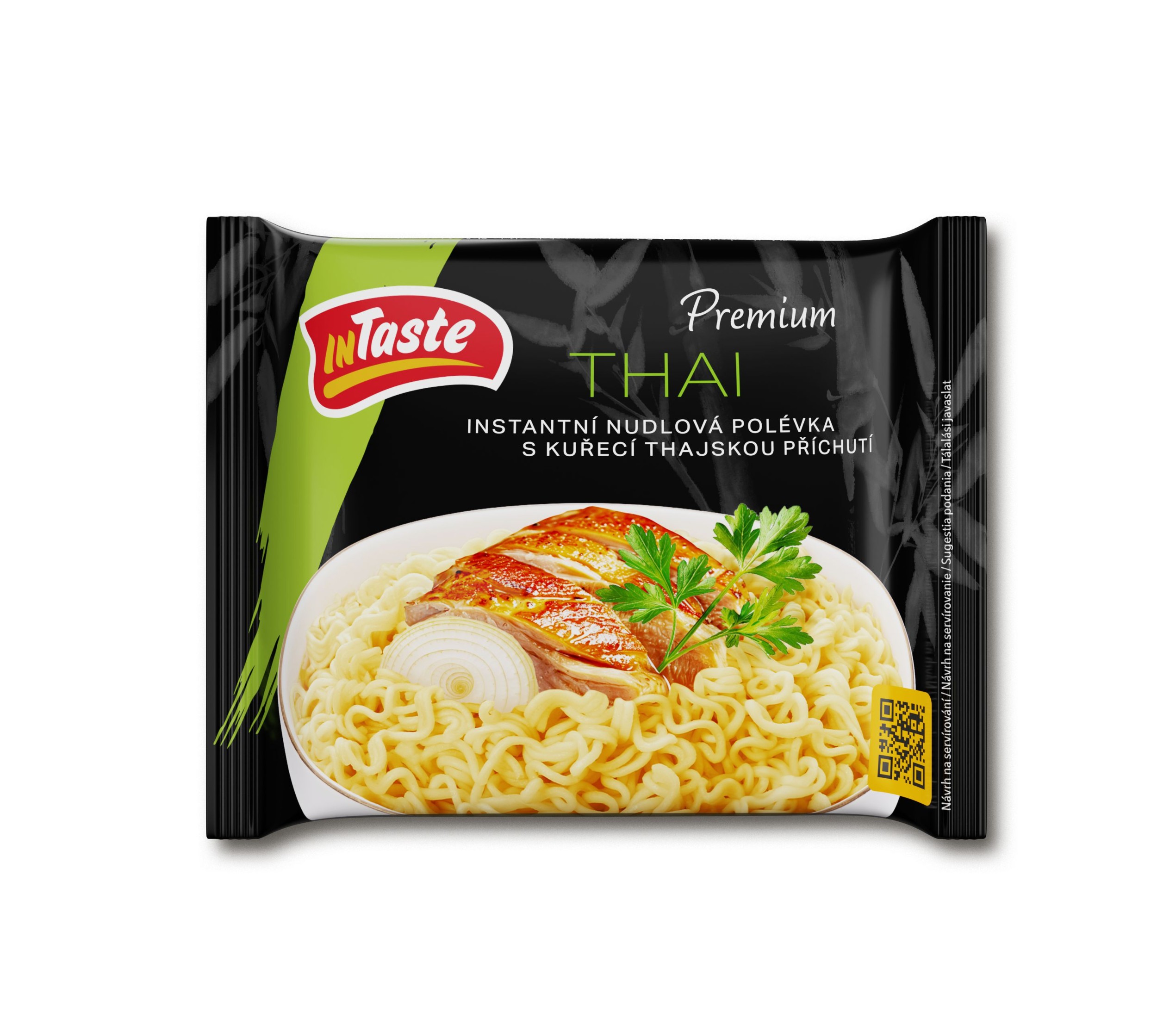 Trvanlivé potraviny - InTaste Premium Instantní nudlová polévka kuřecí thajská příchuť 70 g