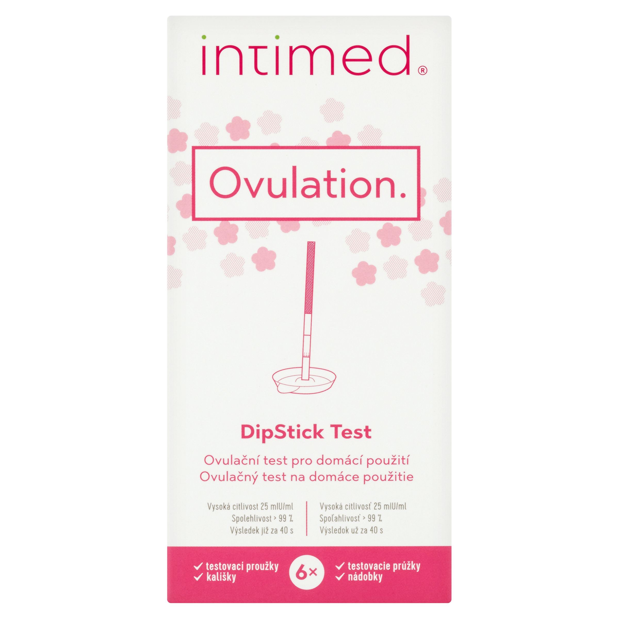 Svět dětí - Intimed Ovulation DipStick Ovulační test 6 ks
