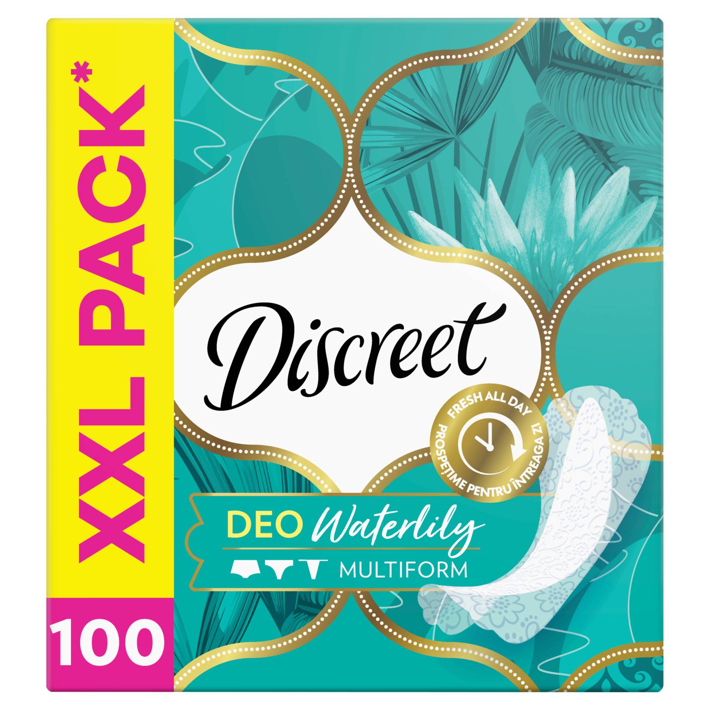 Drogerie a kosmetika - Intimky Discreet Prodyšné intimky Multiform Intimky Waterlily 100 ks